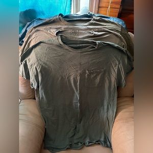 4 fruit of the loom pockey t's